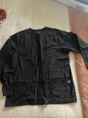 Uniform Advantage Butter Soft Women's Scrub Jacket Gray